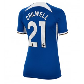 Chelsea Ben Chilwell #21 Hjemmebanetrøje Dame 2023-24 Kort ærmer